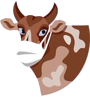 masked cow